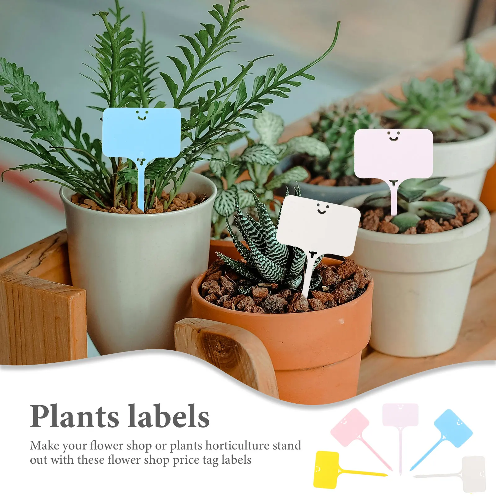 

50pcs Flower Tags For Plant Label Marker Decoration Handwritten Price Stickers Horticulture Floral Shop Supplies Plant Labels