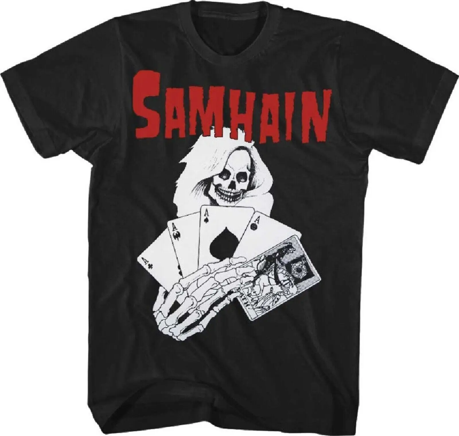 SAMHAIN cd lgo DEATH CARDS Official SHIRT LAST SMALL New OOP initium danzig