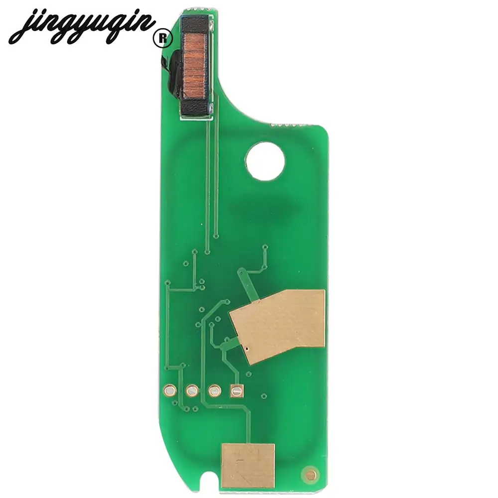 jingyuqin 3 przycisk 433 MHz zdalny klucz Dehilp Marelli System dla Lancia Delta Musa Ypsilon Abarth 500 Punto id46 PCF7946 brelok