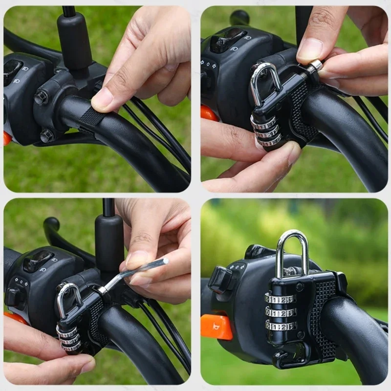

Universal Helmet Lock And Storage Hook For Motorcycles Scooters E Bikes Weather Resistant Material Space Saving Design D7YA