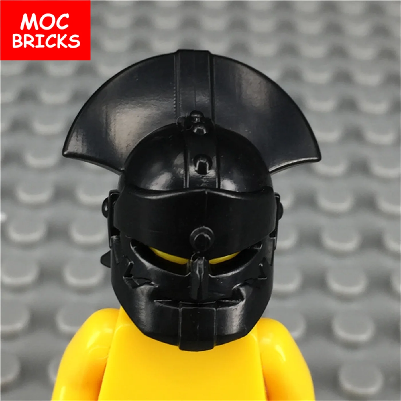 MOC Bricks Black Sword Shield Spear Halberd Helmet Medieval Knights Rome Weapon Action Figure Educational Building Block Gifts