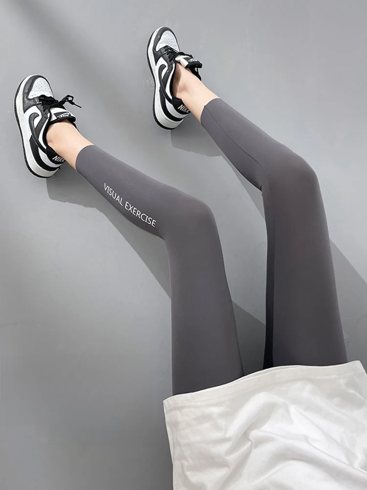 

Women's Yoga Pants High Waist Butt Lifting Nine Points Base Layer Pants Outwear Spring Autumn Small Size Eight Points ark P...