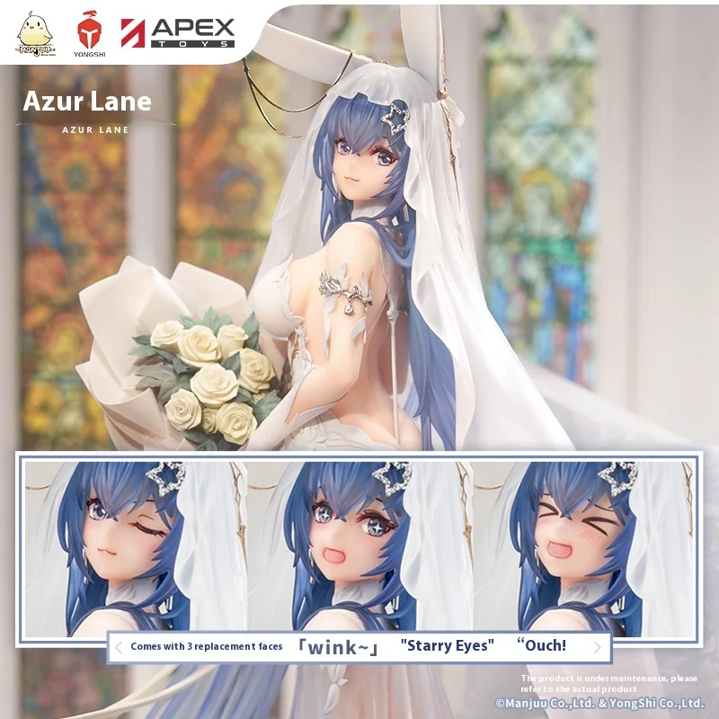 USS New Jersey Figure Official genuine version Azur Lane Anime New Jersey Ver. 1/7 Garage Kit Beautiful Girl Model Doll Gifts