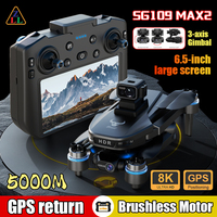 Beast SG109 MAX2 With Screen Control 3-axis Gimbal Aerial Photography 8K Professional Obstacle Avoidance Remote Control Aircraft