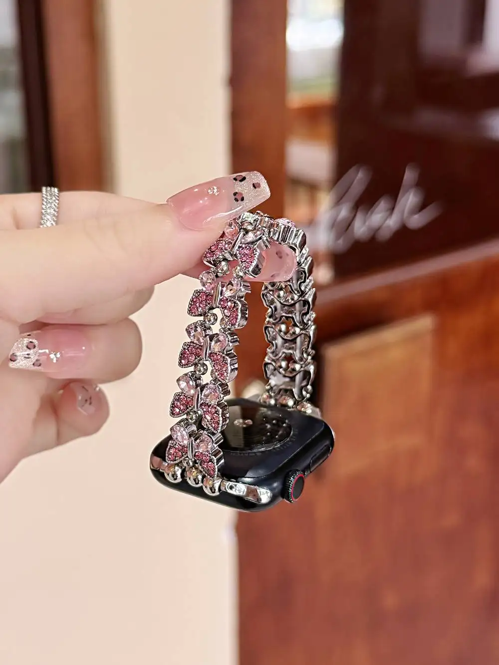 ممتاز فراشة سوار ل سوار ساعة يد آبل ربط النساء سلسلة 8/7/6/10/9 40 مللي متر 41 مللي متر 38 مللي متر 42 مللي متر 44 مللي متر 45 مللي متر 46 مللي متر حزام #3