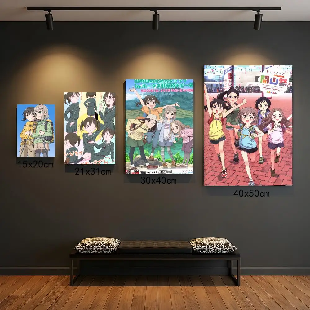 anime E-Encouragement Of Climb-B Poster Self Adhesive Wall Decor for Modern Home Cafe Office and Bar