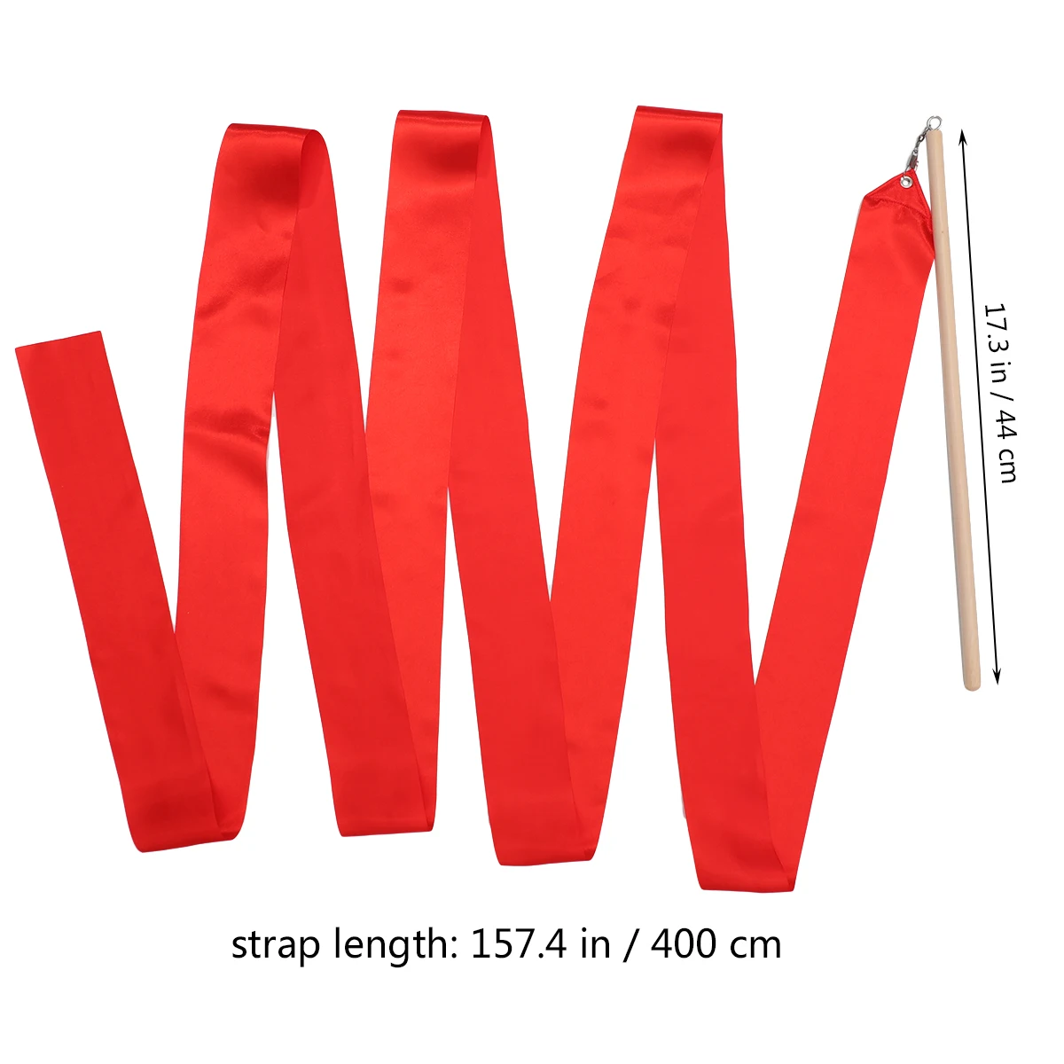 

2pcs 4M Colorful Dance Ribbon Streamer For Kids Rhythmic Gymnastics Chinese Oriental Equipment Fitness Shaping