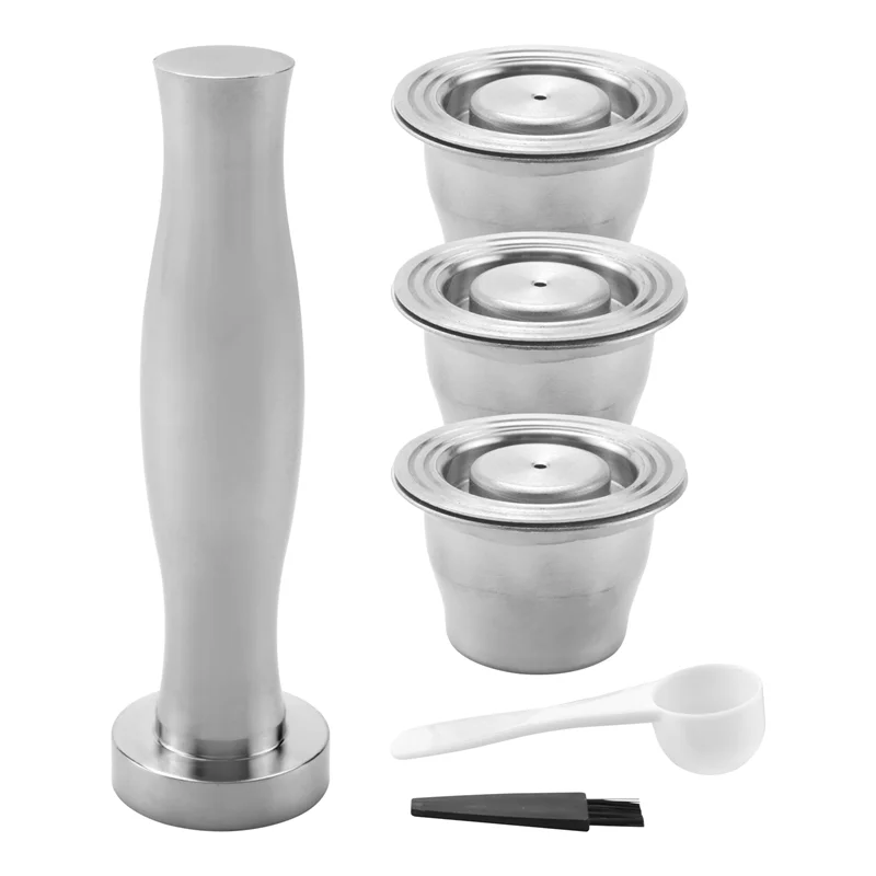 كبسولة قهوة ABXF، كبسولات نسبرسو قابلة لإعادة الملء، قابلة لإعادة الاستخدام، كبسولة قهوة اسبريسو من الفولاذ المقاوم للصدأ