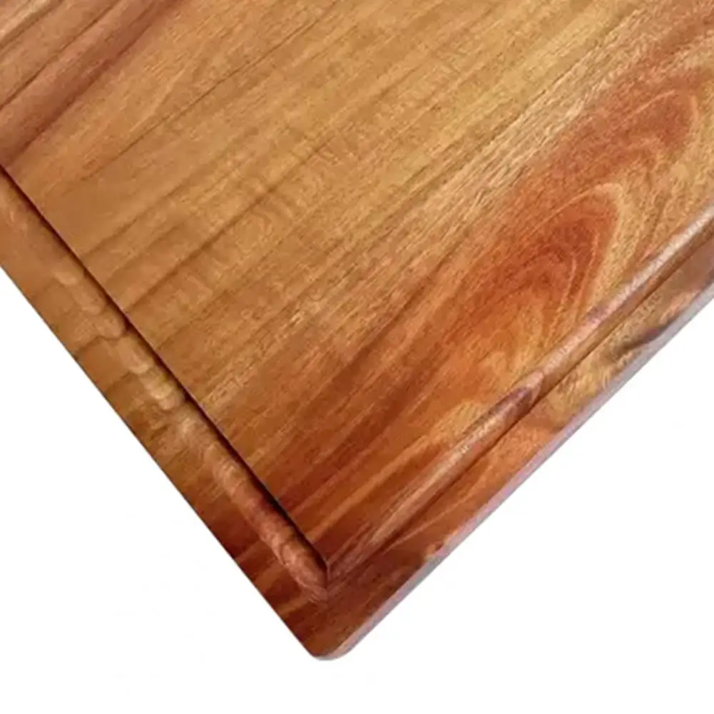 Long-lasting Chopping Surface Thick Wooden Cutting Board with Juice Groove Heavy Duty Charcuterie Serving Board Butcher for Meat