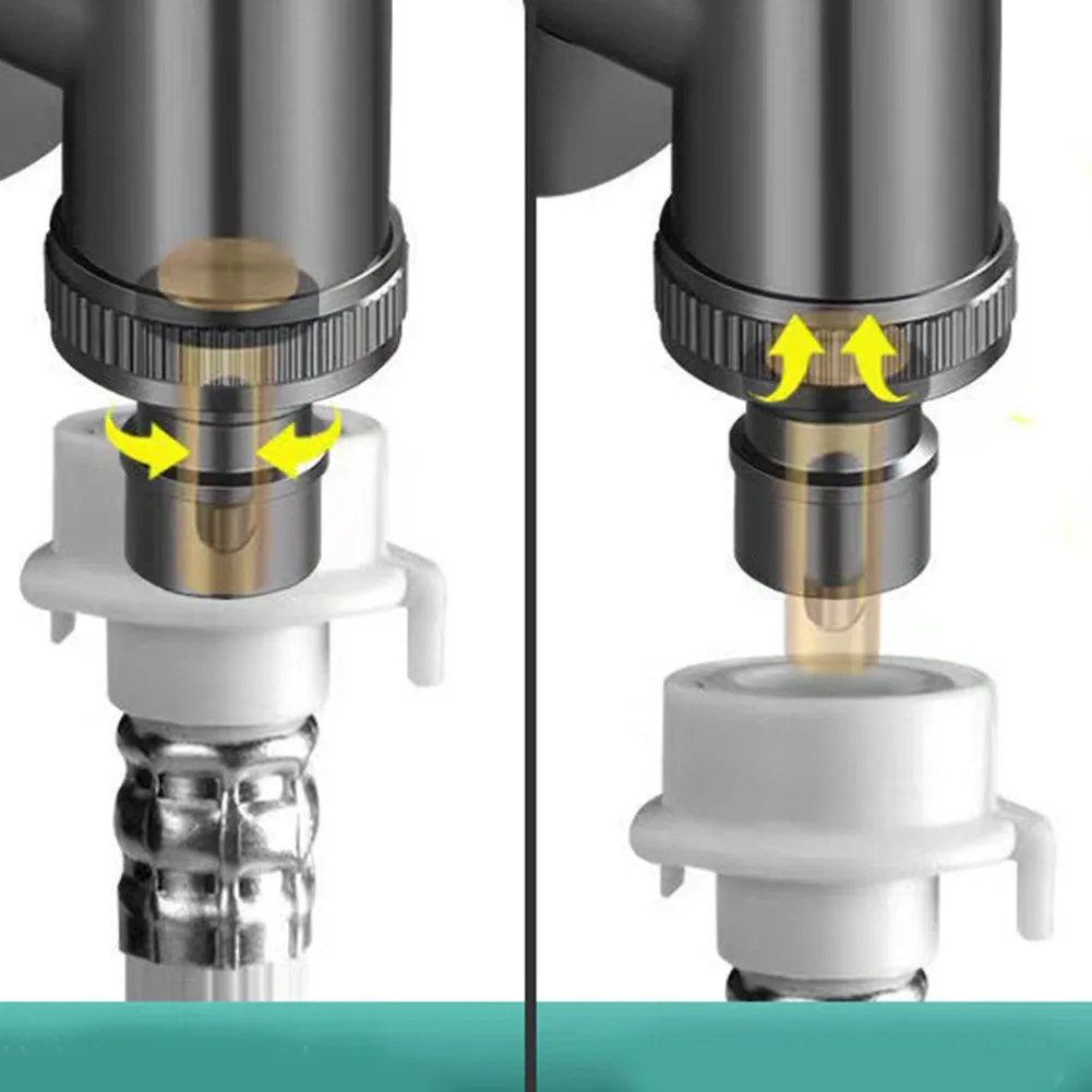 Multifuncional máquina de lavar torneira parada água abertura rápida válvula ângulo g1/2 banheiro bidé pulverizador torneira acessório