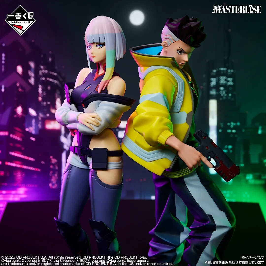 

Официально лицензированная фигурка BANDAI Ichiban Kuji Cyberpunk Edgerunners David Martinez Lucy, аниме-модель игрушки