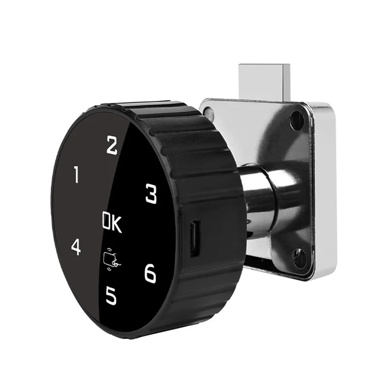 Smart Touch  Password Code Lock Digital Cabinet Lock Electronic Coded Lock   Cabinet Drawer Lock Built-In Lithium Battery B