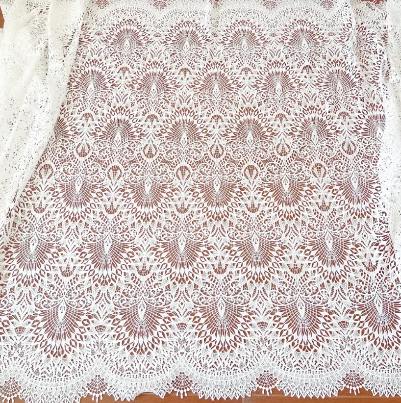 Hollow Water Soluble Lace Fabrics, Clothing Accessories, Wide, RS3784, 120cm