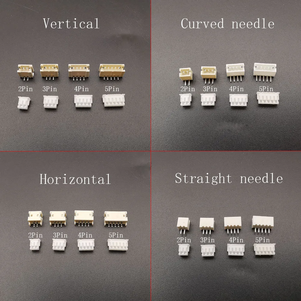 1Box ZH 1.5mm Pitch 2/3/4/5/6 Pin Plastic Shell Crimp Terminal Connector Male Plug Female Socket Housing Terminal Pin Header