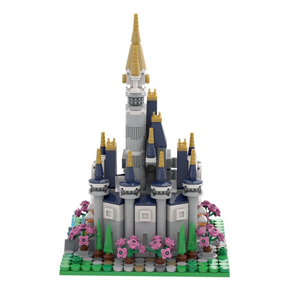 MOC モジュラーファンタジー城ビルディングブロックモデルファンタジー城建築レンガ DIY 組み立ておもちゃ子供の誕生日プレゼント