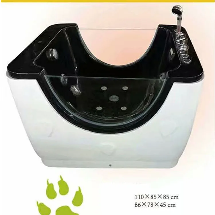 Hotsale dog grooming tub fiberglass bathing tub pet baby use massage spa bathtub