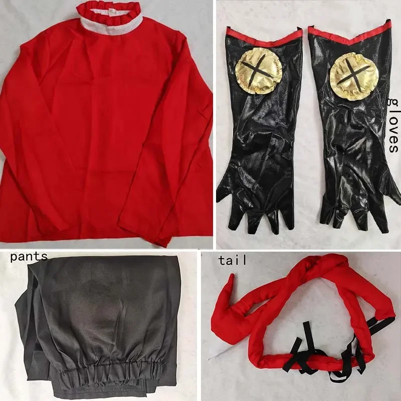 أزياء بليتزو التأثيرية هازبين كوسبلاي فندق هيلوفا بوس بليتزو مع ذيل لجميع القديسين كوميك كون #   1 #   د.