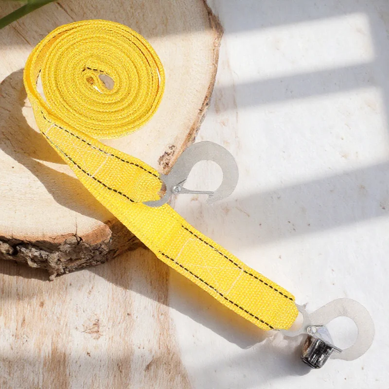 

Nylon Tow Strap Heavy Duty Car Towing Rope Strong Durable Pulling Strap Hook Outdoor Recovery Rope Tow Chains with Hooks