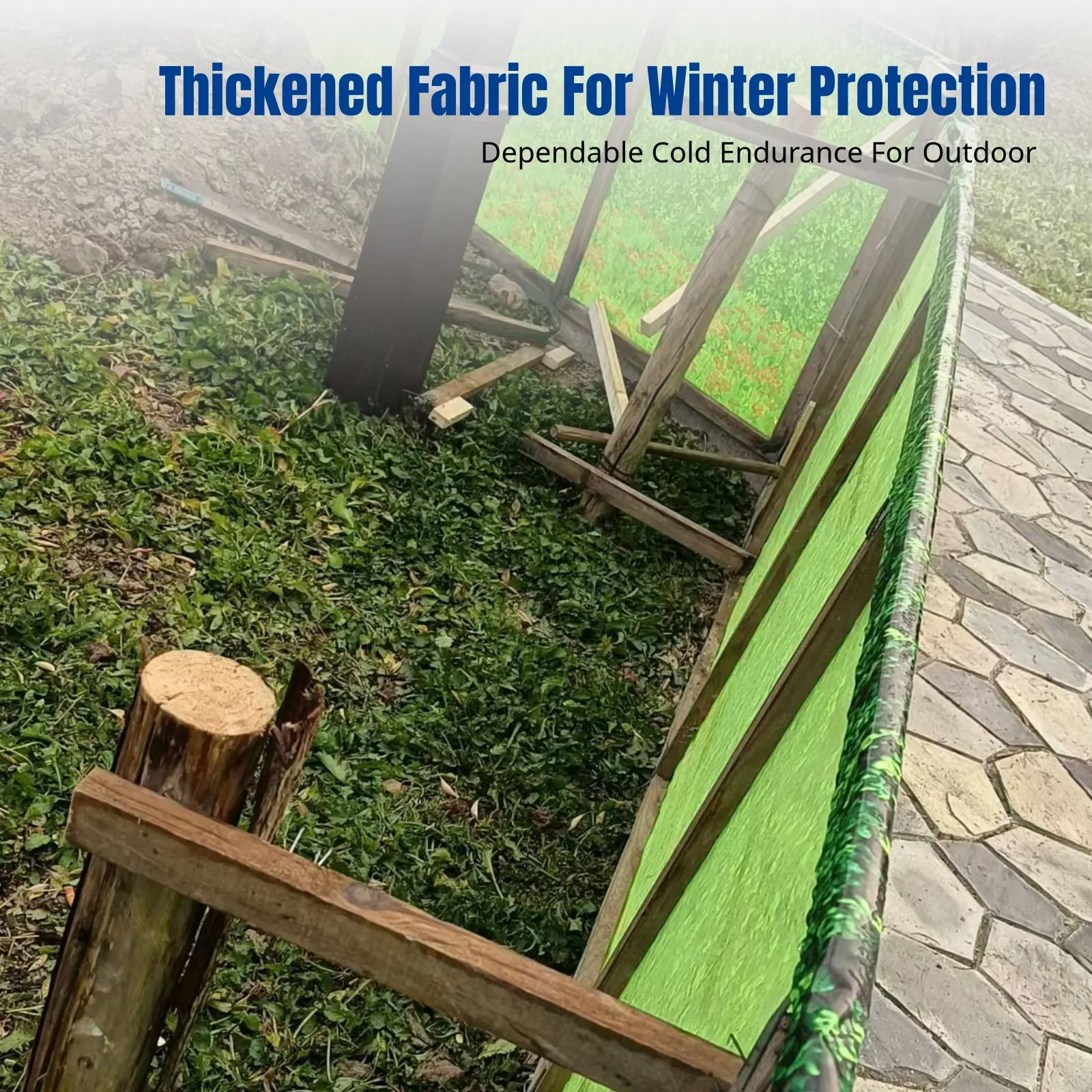 

Cold-Resistant Nonwoven Fabric, Garden Printed Insulation Cloth, Windproof, Freeze Protection for Landscaping