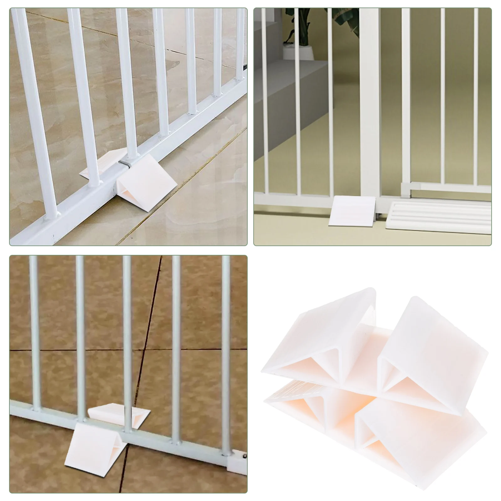 

4 шт. стабилизаторы для домашних животных, прочная пластиковая основа для дверных проемов, ворота для щенков, ручка для игр для собак, садовый забор, подставка для двора, держатель