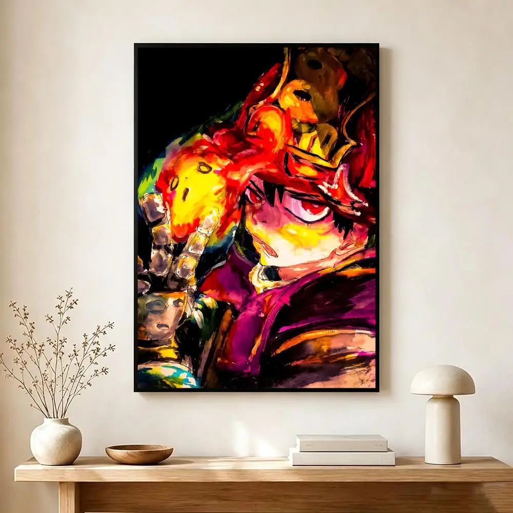 Action Anime Fire Force Poster Wall Art Print Decorative Mural Home Decor Gift Unframed