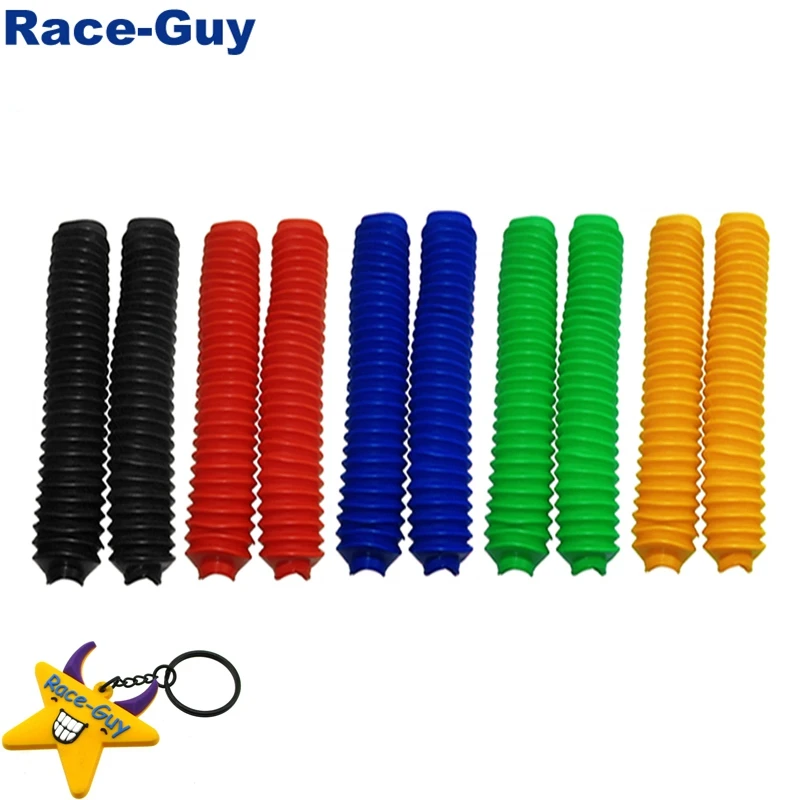 340mm Front Fork Boots Shock Covers Protector Rubber Dust Gator Guard Gaiters For Pit Dirt Bike Motorcycle