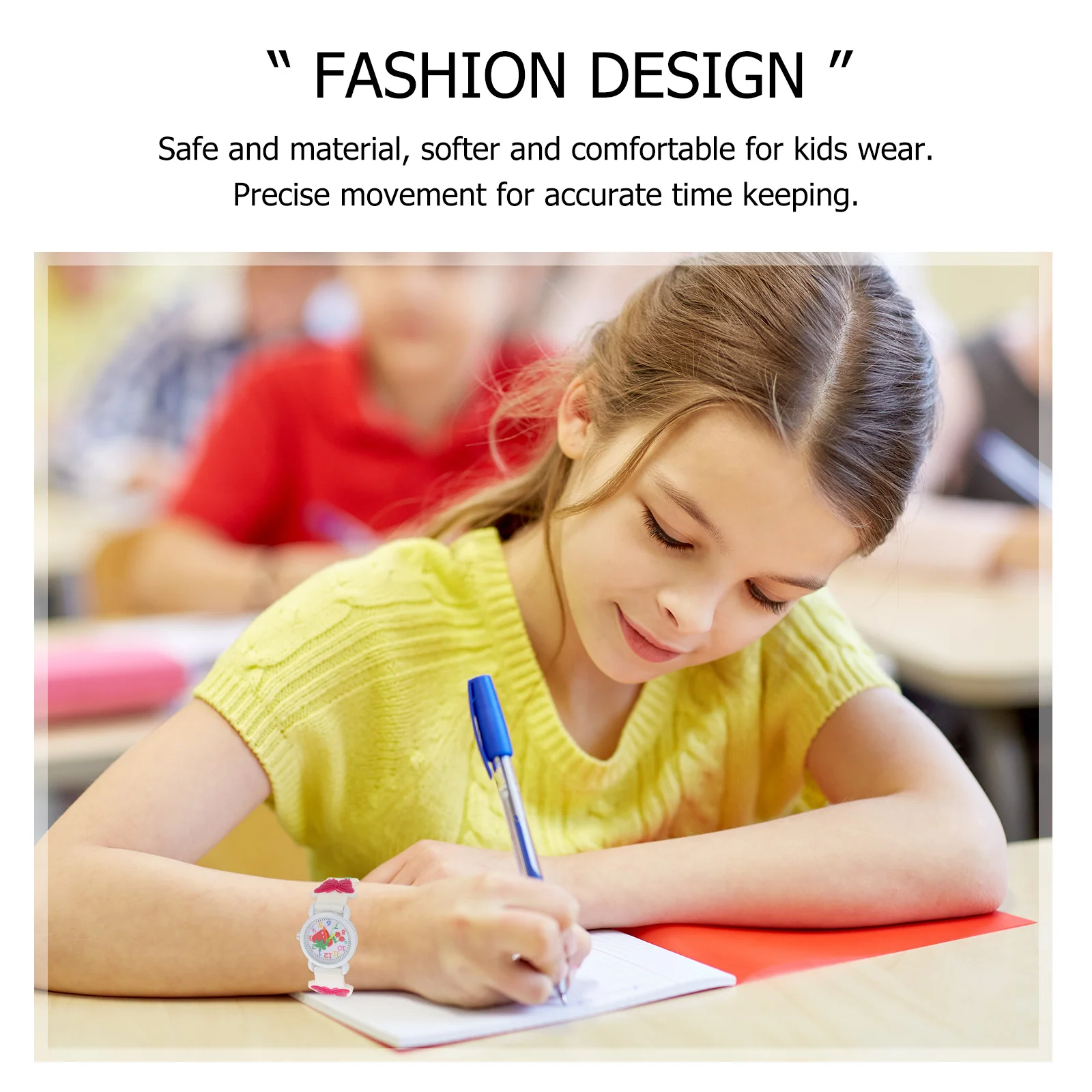 Cartoon Watch Lovely Student Wristwatch Portable Easy Wear Gift Birthday Present Cartoon Watch