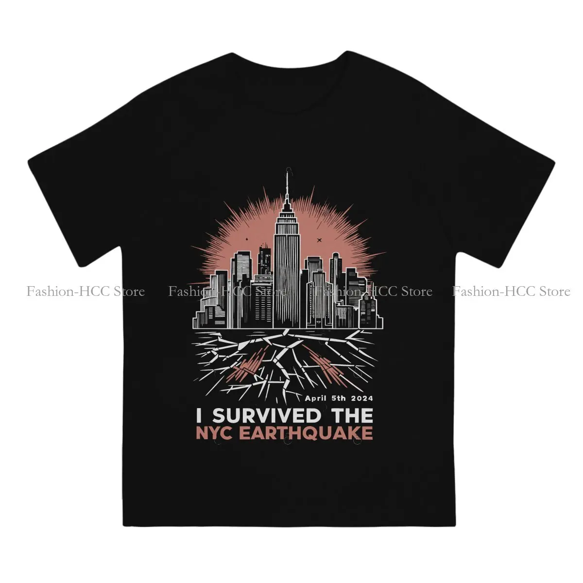 Cool Style TShirt I Survived The NYC Earthquake Top Quality New Design Gift Idea  T Shirt Stuff