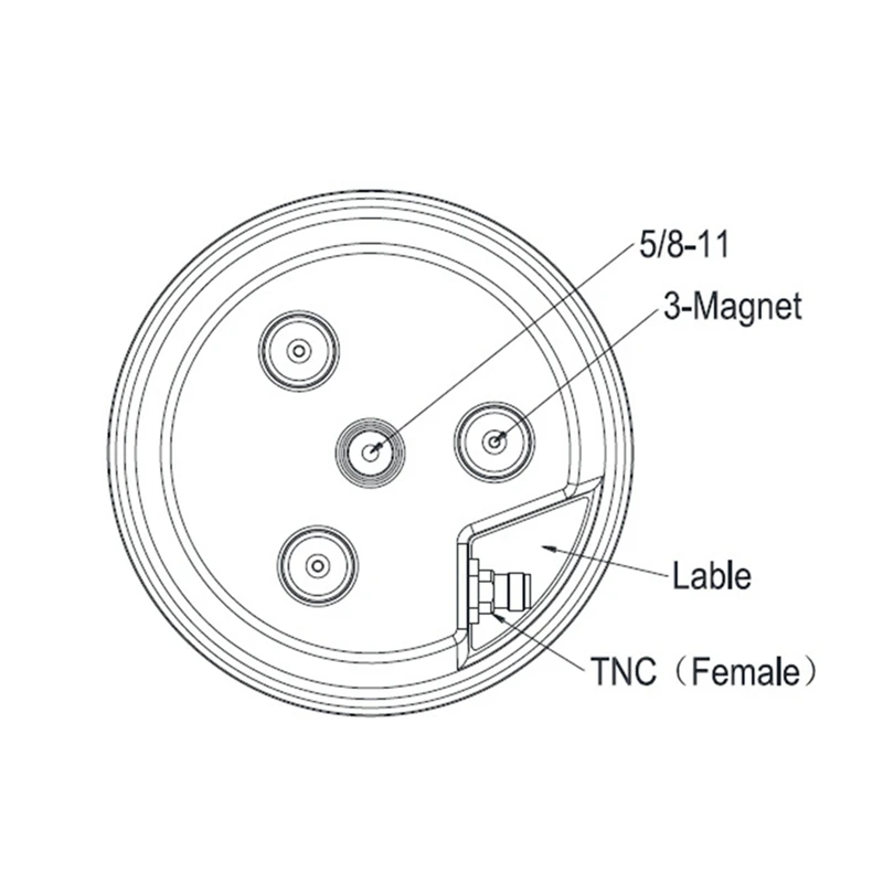 AG-30 RTK GNSS هوائي مسح عالي الدقة كامل النطاق GPS استقبال إشارة الأقمار الصناعية لرسم الخرائط الزراعية