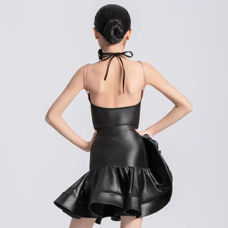 Latin dance costume, new women's and children's practice clothes, advanced dance clothes, performance clothes