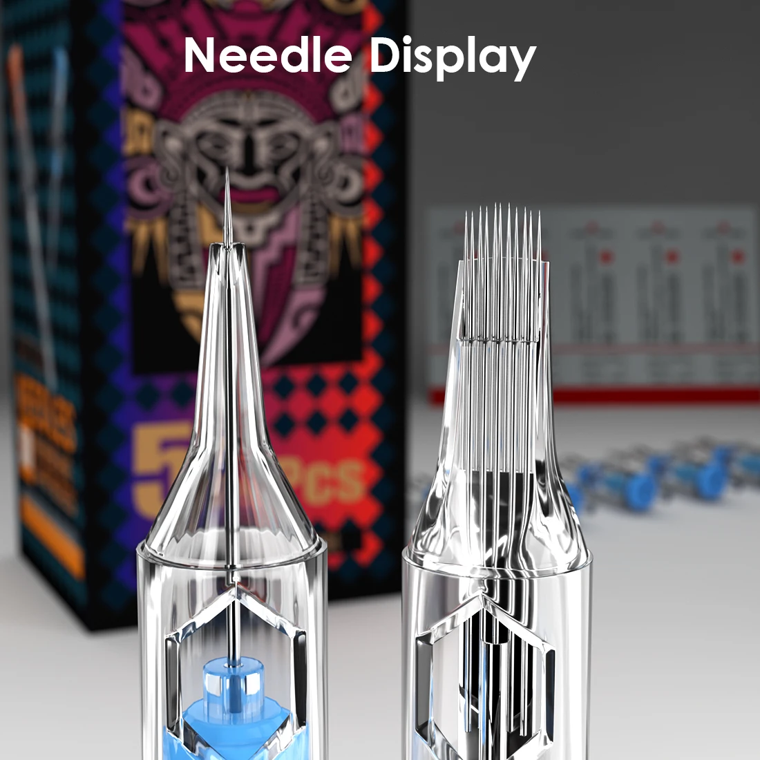 

KVM 50 шт. игла для картриджа для татуировки одноразовая безопасная стерильная стерилизованная игла для картриджа RM/RL/RS/M1 поставка игл для татуировки