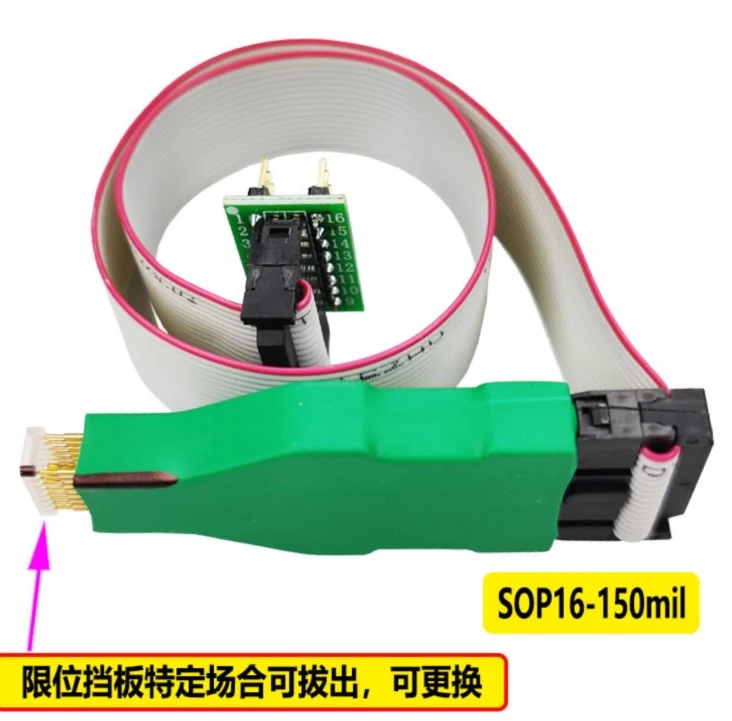 Sop8 SOP14 sop16 150mil 300mil chip download burn write probe spring needle flash eeprom chip burner cable Sop8 wson