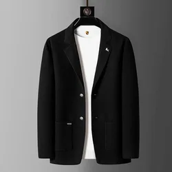 199 High-end black suit jacket for men autumn and winter business suit groom dress suit jacket