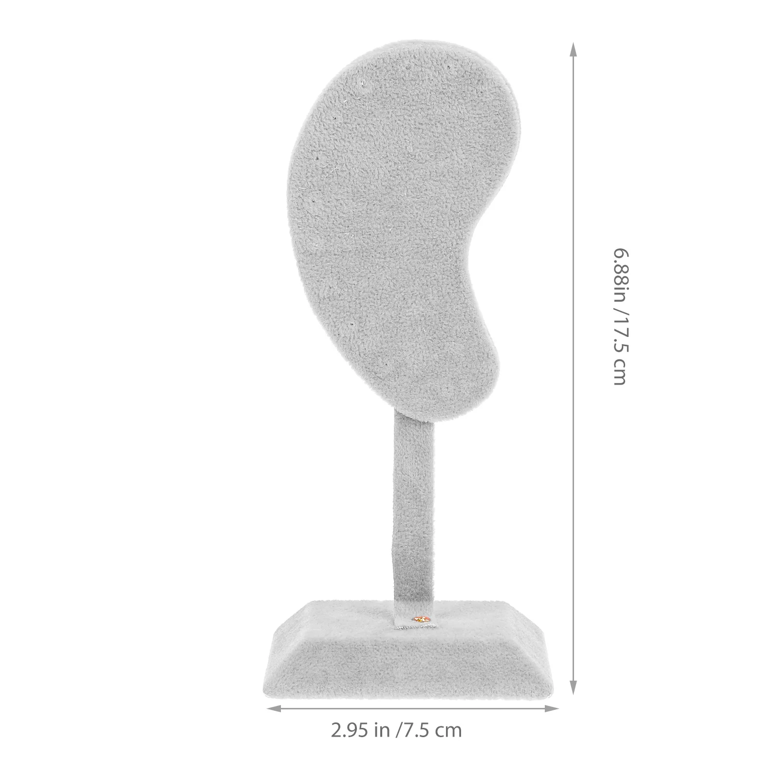 

1pc Ear Shaped Holder Display Stand Jewelry Organizer Storage Rack Earring Display Stands For Selling Ear Studs Holder Retail