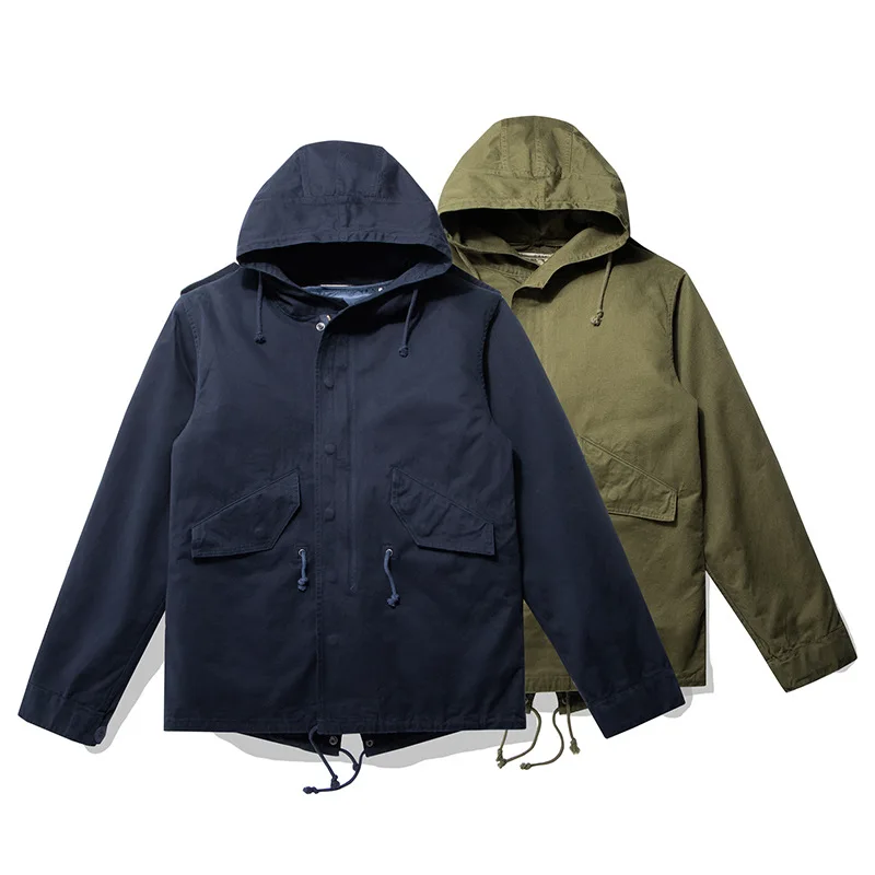 M51 medium and long coat, fishtail trench coat plus liner M-51 jacket cotton clothes, the liner can be removed.