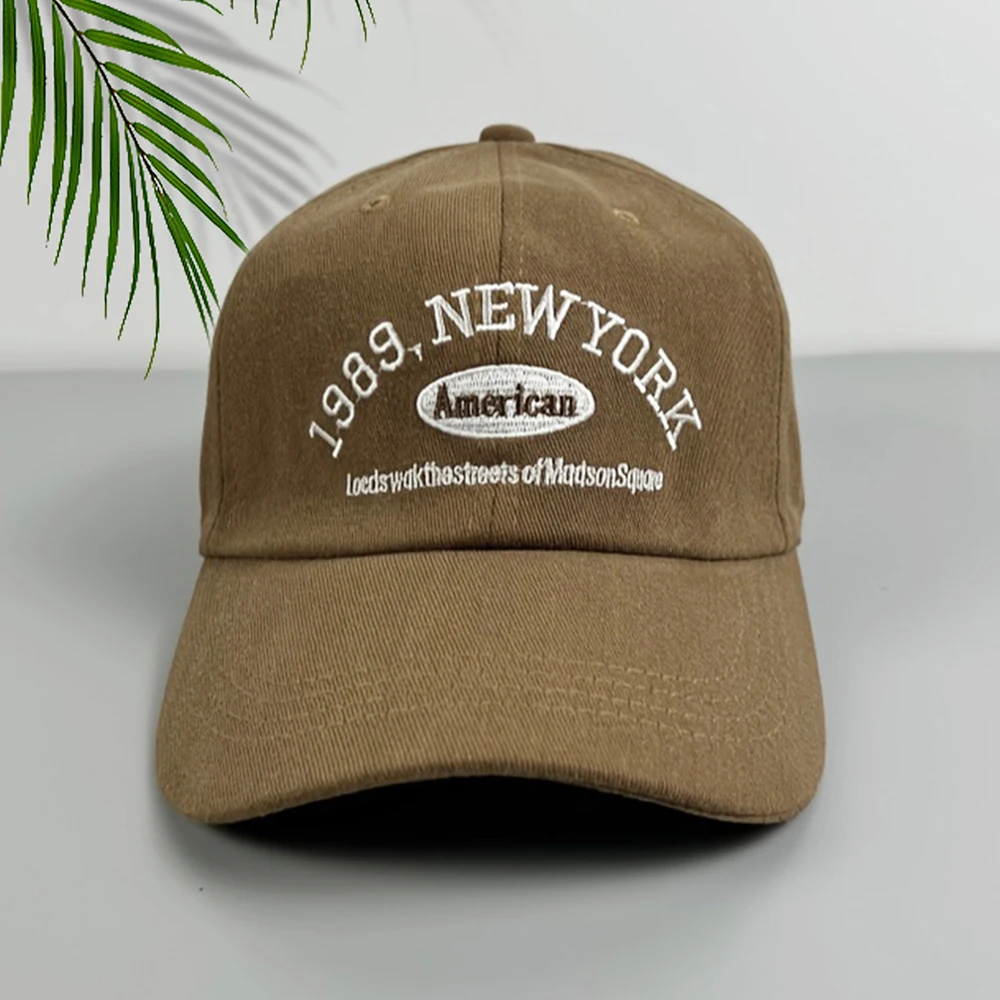 Retro Fashion "1989" Embroidered Baseball Cap For Men and Women Adjustable Lightweight Casual Outdoor Sport Sun Protection Cap image 5