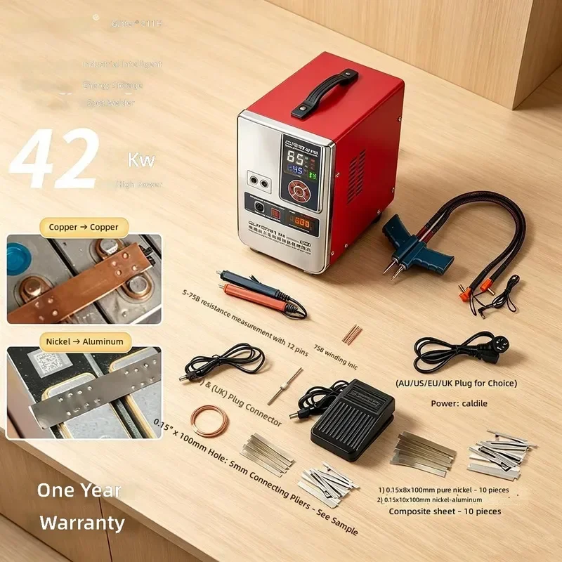 Lithium Power Cell Spot Welding Equipment, 811H Large Single Point Welder For Iron Aluminum Copper Nickel Tab Weld
