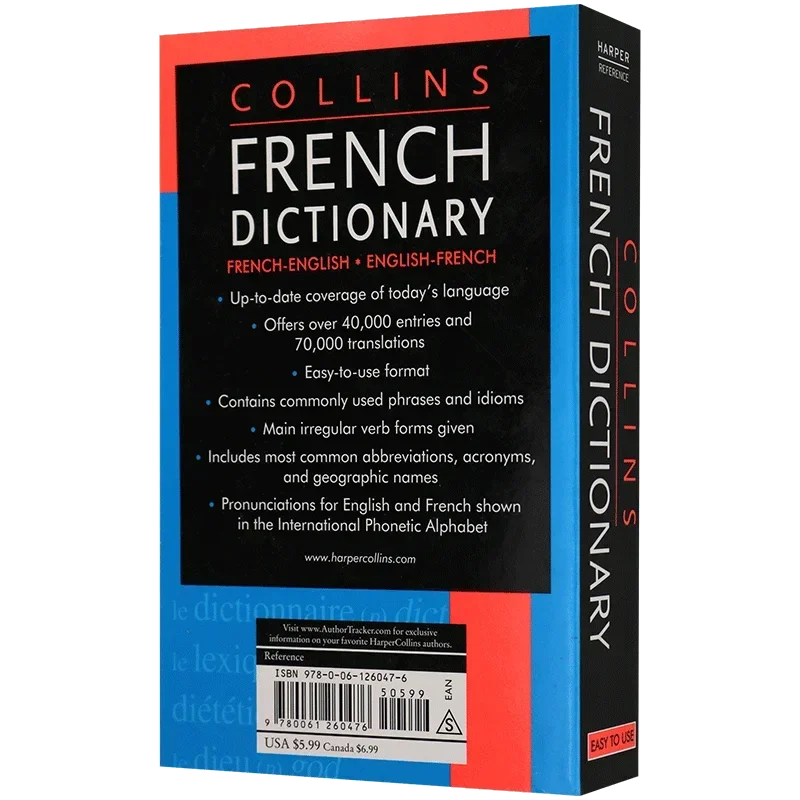

Книги-словарь Collins English French Dictionary Dictionary для детей в английских книгах