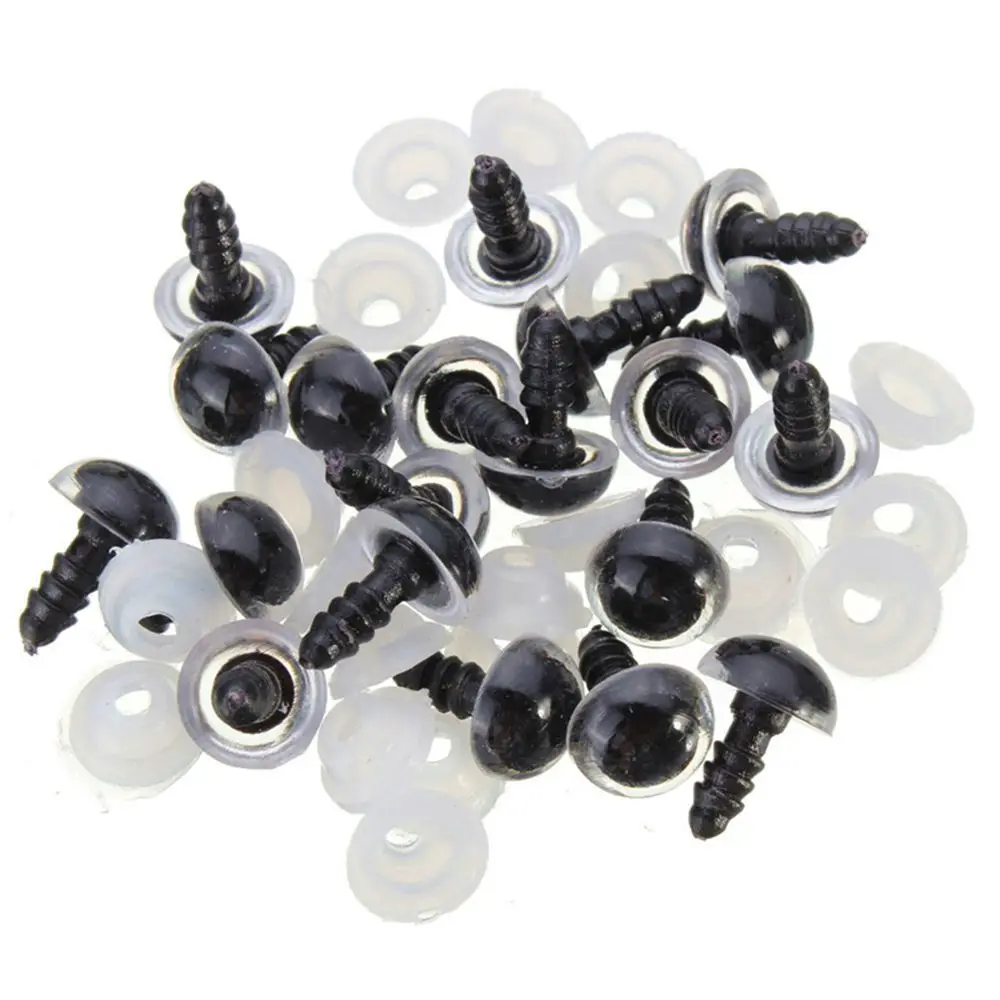 Gifts Childern High Quality Craft Toys Mix Color Accessories Safety Animal Doll Eyes 100pcs 8mm