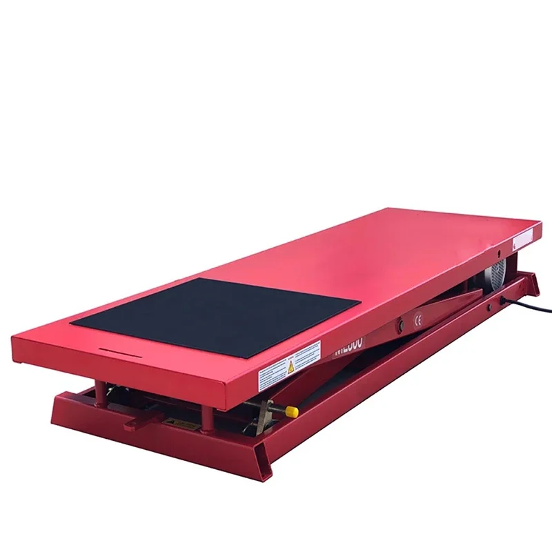Small Displacement Electric Maintenance Platform Pedal Quality Motorcycle Lifting Platform, Hydraulic Jack Electric Vehicle Lift