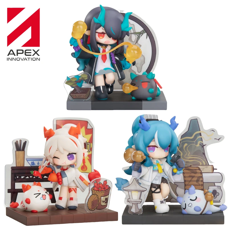 

Arknights Original APEX-TOYS Have a dessert Q series Dusk Nian Ling Yan State Special Genuine Collectible Model Toys Dolls Gifts