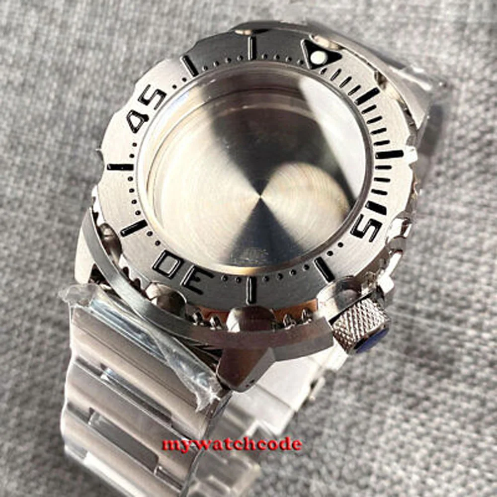 

20ATM 42MM Sapphire Glass Monster Watch Case Bracelet Fit Japan NH34 NH35A Nh36A