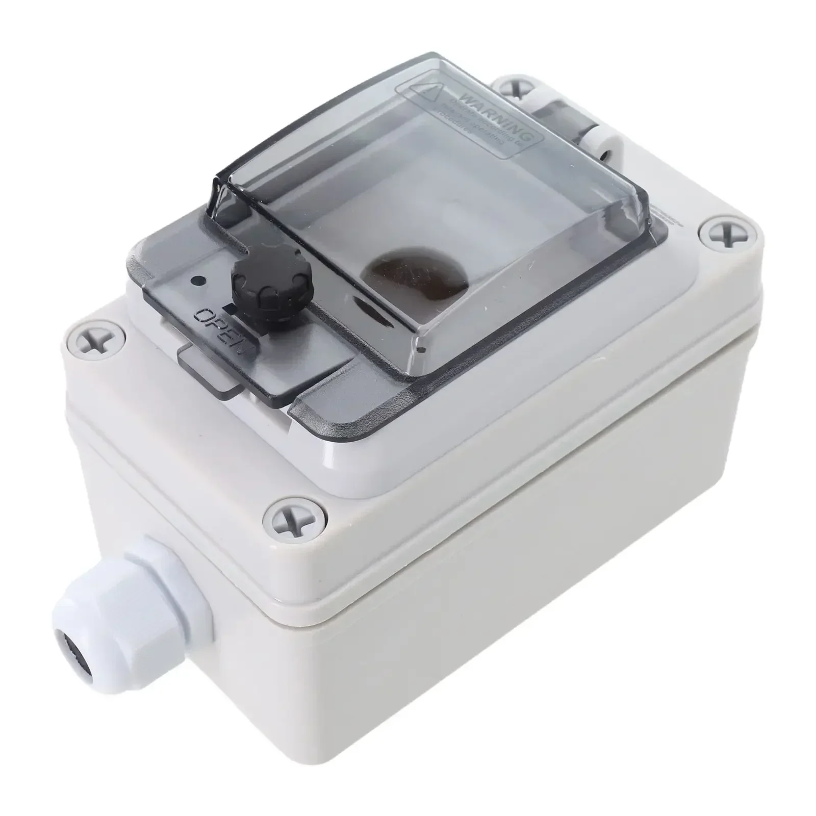 Emergencys Stop Button Box IP67 Outdoor Waterproof E-Stop Box 2024 New Transparent RT16-10A Short Circuit Protection Box