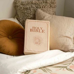 Matthew 6 Bible Plush Throw Pillow Toy with holly bible pillow that opens christian bible book Pillow