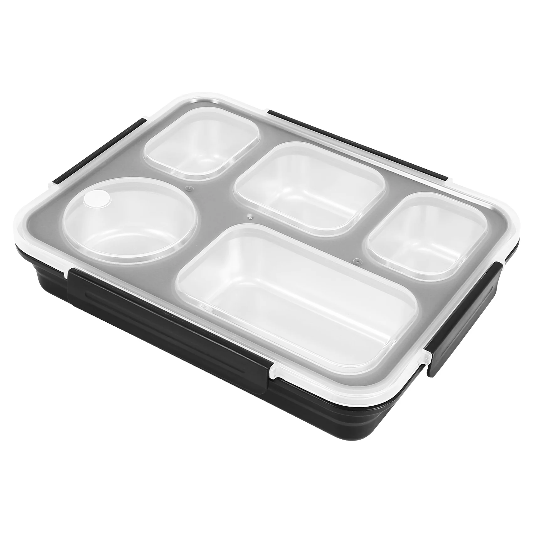 

ABLU-Lunch Bento Box Insulated Stainless Steel Square Food Storage Container Leakproof With Sealed Compartment For Woman Man Wor