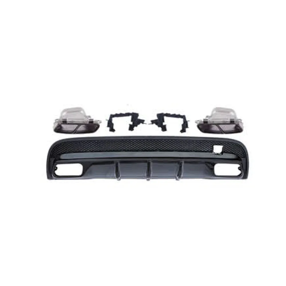 

Suitable for Mercedes-benz GLA CLASS X156 GLA45 rear diffuser black GLA45 AMG rear lip