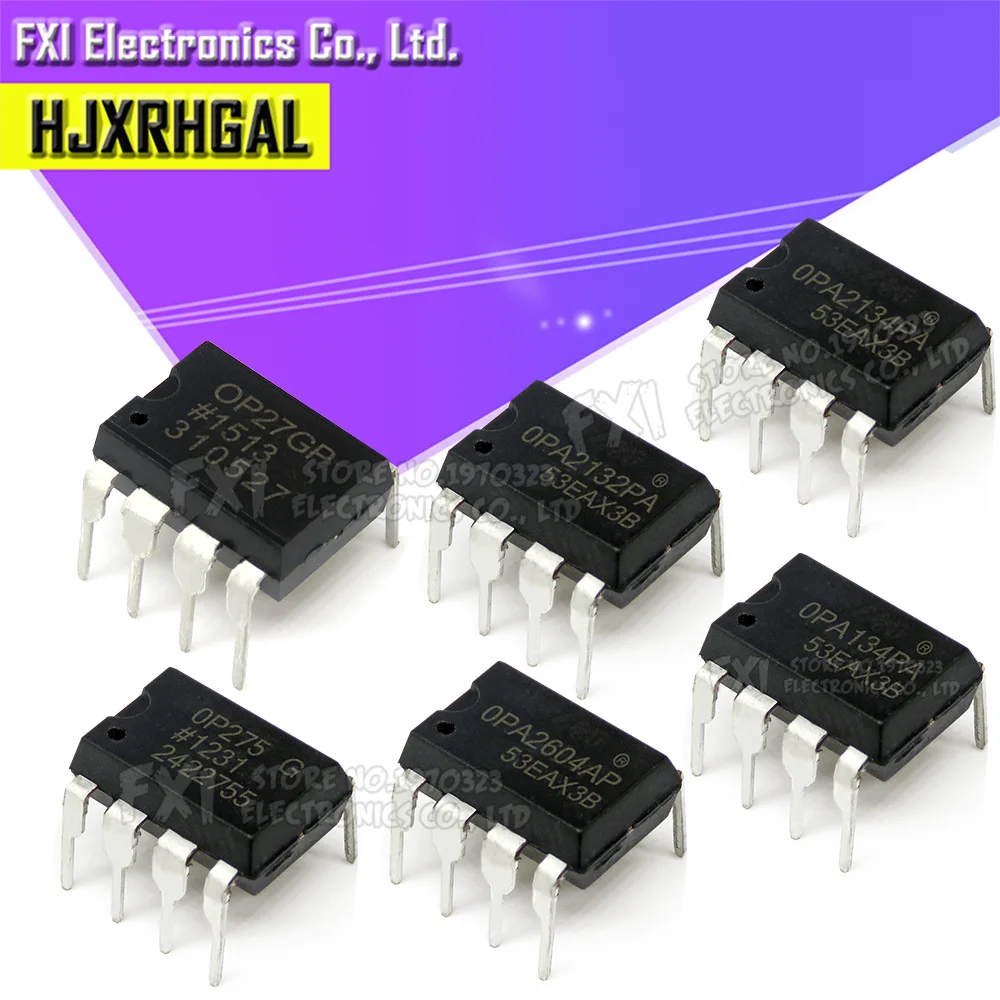 5PCS OPA2132PA OPA2134PA OPA2132 OPA2134 DIP-8 OP27GP OP275GP OPA627BP OP27 OP275 OPA627