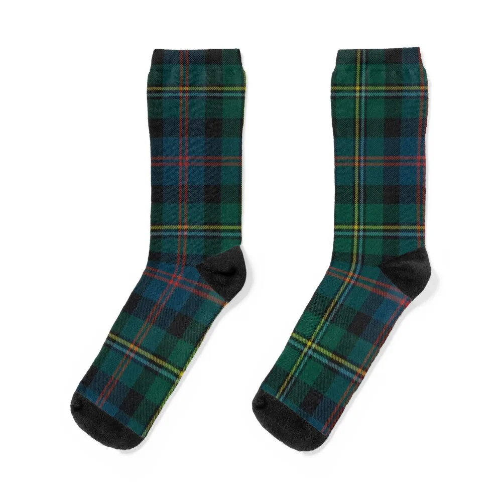 Malcolm Scottish Tartan Socks with print happy anti slip football hiking Socks For Men Women's