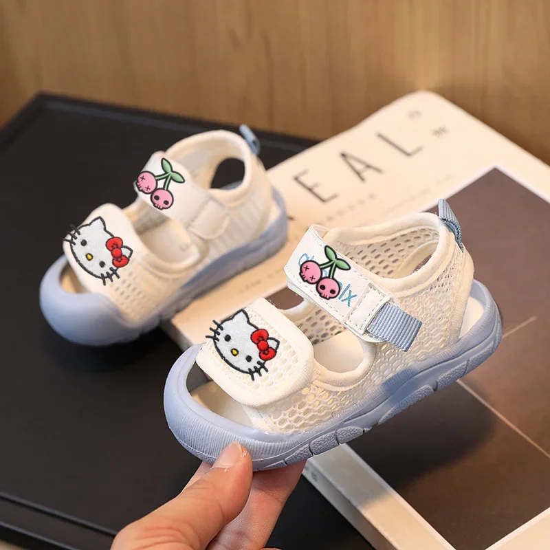 hello kitty children toddler shoes Sanrio beach shoes children sandals girl summer soft sole baby first walkers sippers
