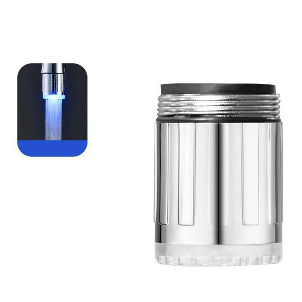 

Интеллектуальный светильник с контролем температуры, смеситель, изменение цвета, коррозионная стойкость, чувствительный свет, насадка для крана, головка 1/3/7 цветов